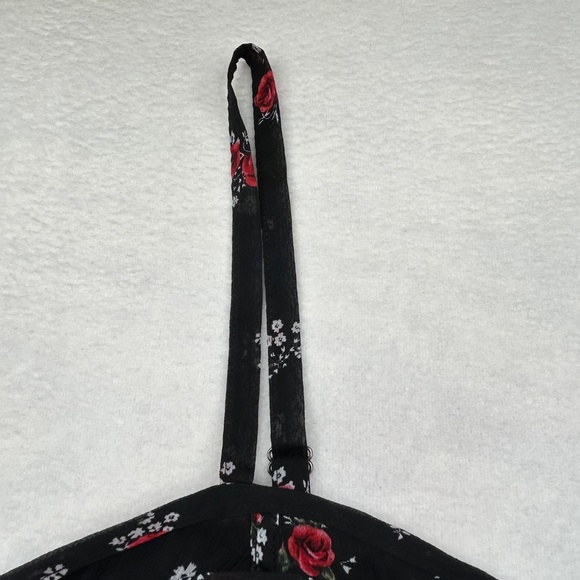 Torrid Women Y2K Plus Size Floral Chiffon Sophie Babydoll Peplum Cami Top Size 0 - Picture 5 of 12